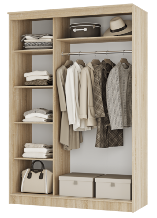 Шкаф-купе Сакура, сонома (1,5) 