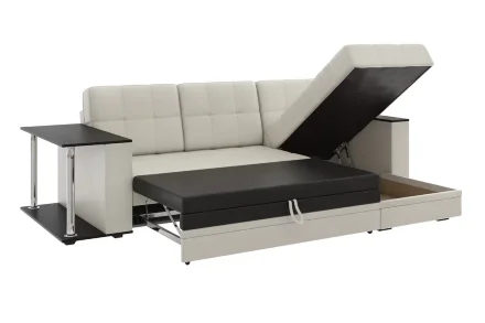 Диван угловой Атлант со столиком (кожзам)  