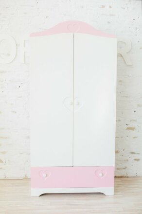 Шкаф 2-х створчатый Сердечко 