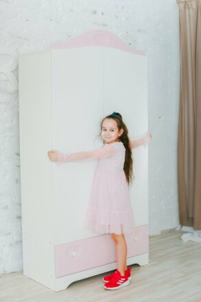 Шкаф 2-х створчатый Сердечко 