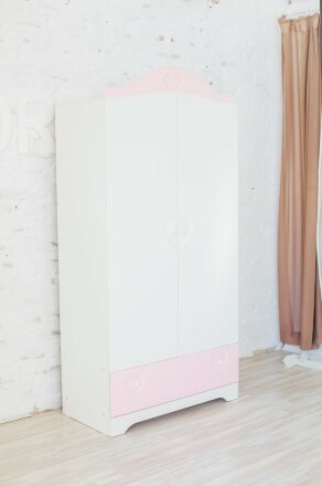 Шкаф 2-х створчатый Сердечко 