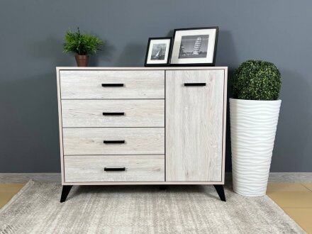 Комод-тумба Svetlana Loft, сосна белая 