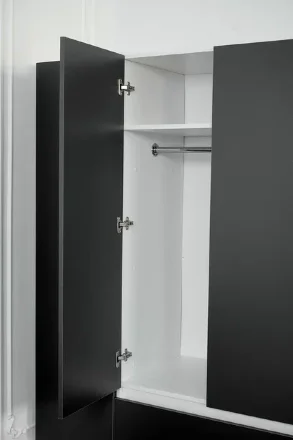 Модульная спальня Парус, белый/Графит 2 