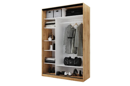 Шкаф-купе SLIM 2 двери BS15-6.ZD 