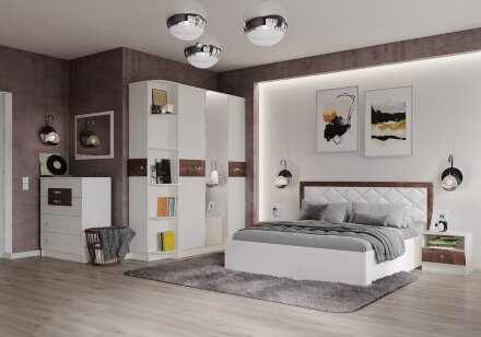 Пенал Мадлен (ясень анкор светлый - дуб бомонд какао) 