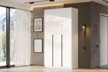 Шкаф &quot;ШК 5&quot; (1200) (Серия 2) Белый текстурный 