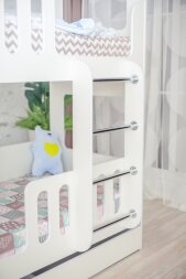 Кровать-домик 2-х ярусный с ящиком