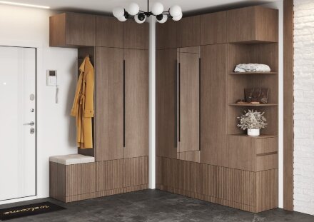 Модульная прихожая Кантри, Кадена Вуд (Композиция 3) 