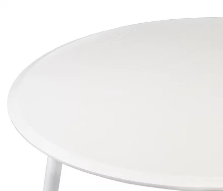Стол круглый раздвижной Сканди 940 опоры белые 