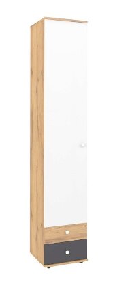 Шкаф для белья Лойс 83 (фасад белый) 