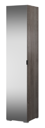 Пенал с зеркалом Теана, анкор темный 