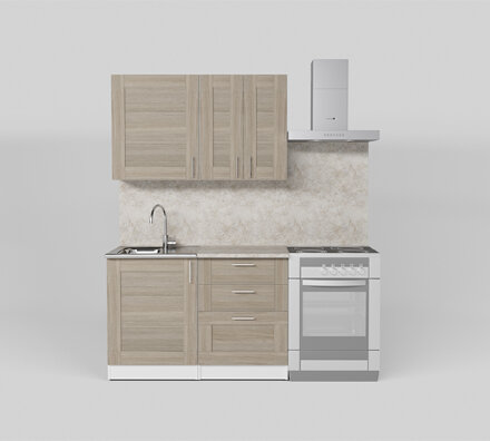 Кухонный гарнитур Лира лайт, 120 см 