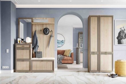 Модульная прихожая Ливорно, дуб сонома 