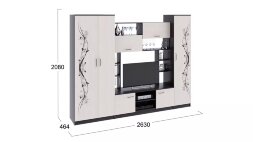 Стенка Венера, дуб белфорт с рисунком