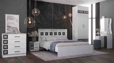 Шкаф 4-х створчатый Коста-Рика, анкор светлый 