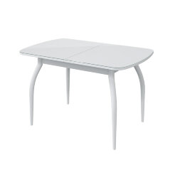Стол раздвижной Бостон-3 Белый глянец (Триумф)