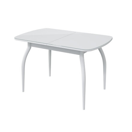 Стол раздвижной Бостон-3 Белый глянец (Триумф) 